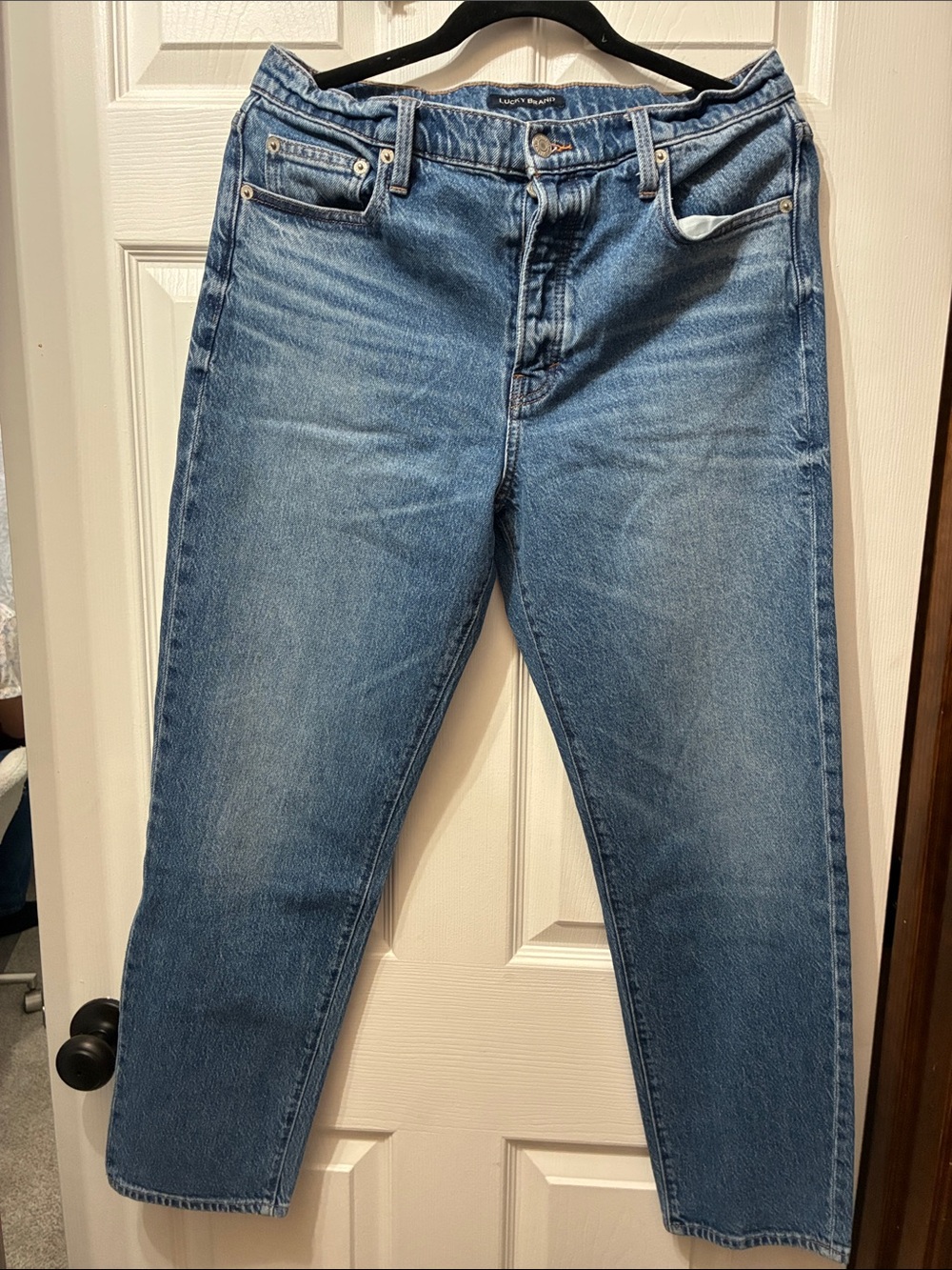 Lucky Brand Medium Blue Boyfriend Jeans
